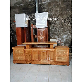 Mua Kệ tivi thớt trơn  gỗ sồi dài 2m  2m2  2m4