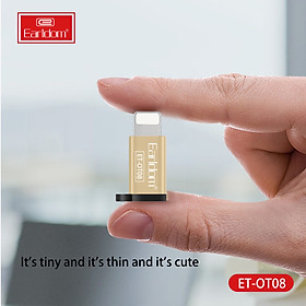 Mua Jack Chuyển Lightning sang Micro Earldom OT-08 truyền dữ liệu và hỗ trợ sạc - Hàng nhập khẩu (TẶNG KÈM ĐẦU ĐỌC THẺ NHỚ CAO CẤP)