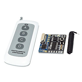 4ch Rf Wireless 433mhz Remote Control Switch Relay Transmitter with Receiver