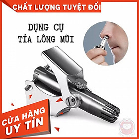 Hình ảnh  Dụng cụ cắt tỉa lông mũi ES-108 bằng thép không gỉ cao cấp, máy cắt lông mũi an toàn tiện lợi