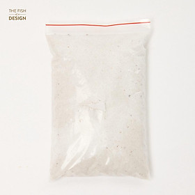 Túi cát trắng 500g | The Fish Design (cát trắng trang trí bể cá làm tiểu cảnh , terrarium …)