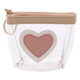 Móc Khóa Vuông Trong Thanh Trà 31 Tim - Màu Da