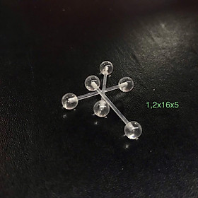 KHUYÊN TRONG SUỐT SILICON GIÂU LỖ TAI / KHUYÊN LUOI - MÃ SỐ25 - XUÂN SHOP CHUYÊN KHUYÊN NHẬP THÁI