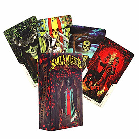 Hình ảnh Bộ Bài Bói Tarot Santa Muerte Tarot Cao Cấp 