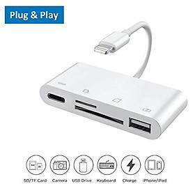Mua Đầu Đọc Thẻ Nhớ 4 Trong 1 Otg Cho Iphone