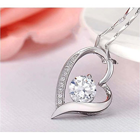 Dây chuyền nữ thời trang mặt trái tim trẻ trung DC21