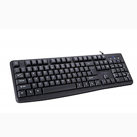 Bàn phím có dây PROLiNK PKCS-1007 BLK kích thước đầy đủ, tiện lợi cho việc sử dụng máy tính, chống tràn - Hàng chính hãng