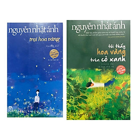 Hình ảnh Sách - Combo Nguyễn Nhật Ánh Tôi thấy hoa vàng trên cỏ xanh + Trại hoa vàng