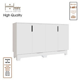 [Happy Home Furniture] MOLLY, Tủ lưu trữ 4 cánh mở, 140cm x 40cm x 82cm ( DxRxC), TCM_105
