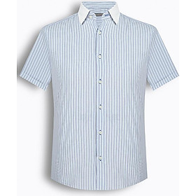 Áo sơ mi nam tay ngắn họa tiết The Shirts Studio Hàn Quốc-TD11F2336BL