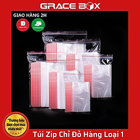 Mua 1Kg Túi Zip Chỉ Đỏ (Zip lock  Zip PE) Hàng Loại 1