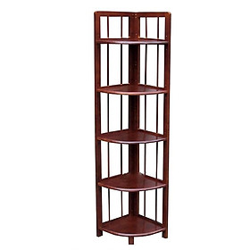 Mua Kệ góc kê tường 5 tầng gỗ tự nhiên