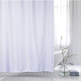 Rèm phòng tắm vải POLYESTER 1.8M*1.8M SỌC BÓNG
