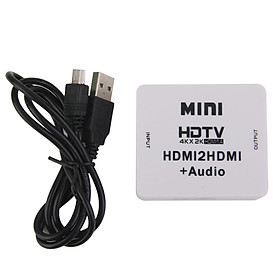 Generic HDMI to HDMI Audio Video Converter Splitter Digital Analog Adapter