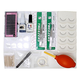 Bộ Dụng Cụ Nối Mi Giả Chuyên Nghiệp (18pcs)