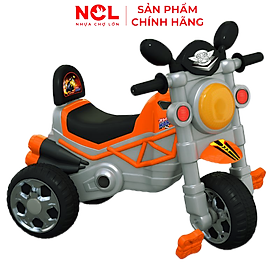 Xe 3 bánh Nhựa Chợ Lớn L12 Motor Bike V1 (Không nhạc) - M1744A-X3B - Giao màu ngẫu nhiên