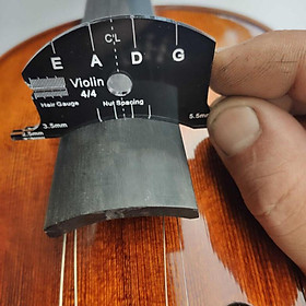 Violin String Bridge Mold Template Leveling w/ Tuning Fork for 4/4 Violins
