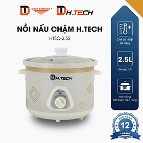 NỒI NẤU CHẬM HTECH - HTSC2.5 - Hàng Chính Hãng