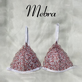 Áo bra ren hoa không gọng mút mỏng WHITE PREMIUM thiết kế bởi thương hiệu Mebra MA026