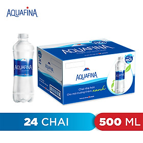 Thùng 24 Chai Nước Uống Aquafina (500ml / Chai)