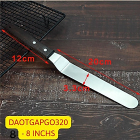 Mua Dao chà láng THẲNG GẬP phết bánh kem sinh nhật gato cán gỗ