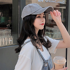 NÓN LƯỠI TRAI JEANS TRƠN BỤI MŨ KẾT DENIM BẠC MÀU PHONG CÁCH ULZZANG CHỐNG NẤNG MÙA HÈ - SMICE HOUSE