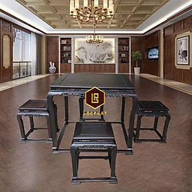 Mua Bộ Bàn Ăn Gỗ Trắc Cao Cấp -BA034