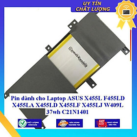 Pin dùng cho Laptop ASUS X455L F455LD X455LA X455LD X455LF X455LJ W409L 37wh C21N1401 - Hàng Nhập Khẩu New Seal