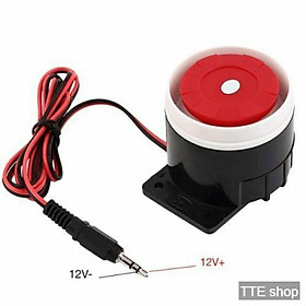Mua Còi báo động kêu to 110dB - 12VDC TTE01-Alarm