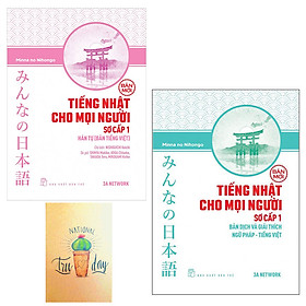 Download sách Combo Tiếng Nhật Cho Mọi Người - Sơ Cấp 1 - Bản Dịch Và Giải Thích Ngữ Pháp và Hán Tự - Tiếng Việt ( Tặng Kèm Sổ Tay)