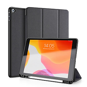 Bao da chống sốc kèm khay đựng bút cho Apple iPad Gen 7 10.2 inch thương hiệu DUX DUCIS Domo Series cao cấp - Hàng nhập khẩu.