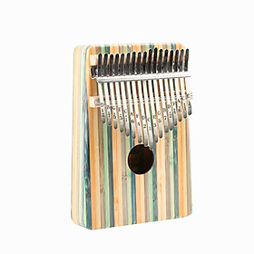  Đàn Kalimba Yael cao cấp 17 phím, Thumb Piano 17 keys - Gỗ sọc xanh Tặng kèm khóa học miễn phí