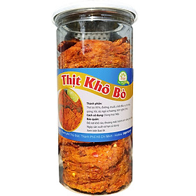 Khô Bò Miếng Mềm Ngon Cao Cấp TLP - Hũ 250G
