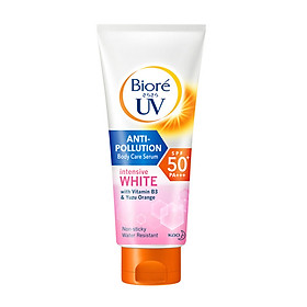 Kem Chống Nắng Dưỡng Thể Biore Kháng Bụi Trắng Sáng Mịn Màng Tuýp 150 ML