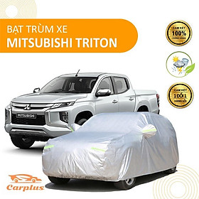 Bạt che phủ xe bán tải Mitsubishi Triton chống nắng mưa - bạt phủ ô tô 3 lớp chống nóng không thấm nước