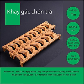 Mua Gác chén trà bằng tre đã xử lý chống mối mọt  cong vênh