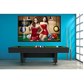 Tranh treo tường tráng gương trang trí tiệm bida - Tranh trang trí quán(Kèm đinh treo)