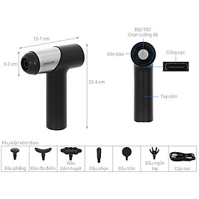 Súng massage cầm tay Philips PPM7323 Hàng chính hãng