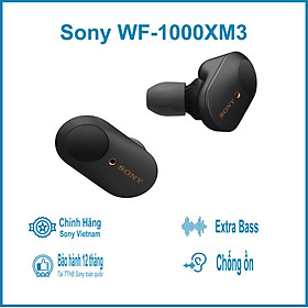 Tai Nghe True Wireless Sony WF-1000XM3 Chống Ồn Chủ Động - Hàng Chính Hãng