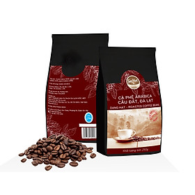 Cà phê Arabica cầu đất , Đà lạt dạng hạt  250g