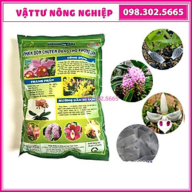 Phân đặt phong lan tan chậm dạng túi lưới - 30 gói x 15gr - cung cấp dinh dưỡng cho hoa lan