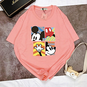 - Áo thun tay ngắn Be Yourself unisex size M L XL - MICKEY 4 KHUNG