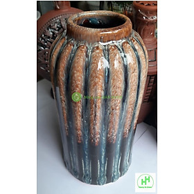 Bình / lọ Lồng Chim Con men Đa Sắc - Gốm sứ Kim Lan
