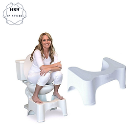 Ghế Nhựa Kê Chân Toilet , Bồn Cầu Khi Đi Vệ Sinh chống táo bón 00275