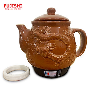 Mua Ấm sắc thuốc bằng điện tự động  CÓ CHUÔNG BÁO  Gốm Bát Tràng Fujishi 3.5 lít HK-088A - Hàng chính hãng