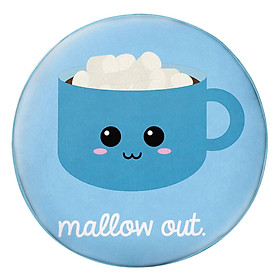 Gối Ôm Tròn In Hình Cà Phê Marshmallow - GOFO047