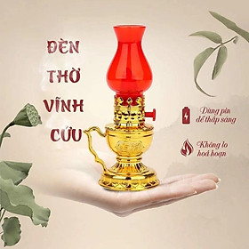 Mua Đèn Thờ Cúng Trang Trí Bàn Thờ Gia Tiên Dùng Pin AAA Có Công Tắc