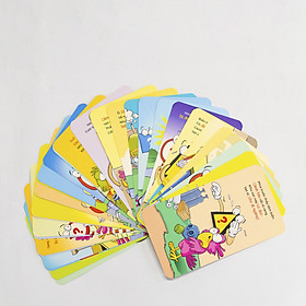 Hình ảnh Bộ Thẻ học Thông minh cho Bé: 60 Thẻ Flashcards chủ đề: Học Biển An Toàn + Tình Huống An Toàn Giao Thông