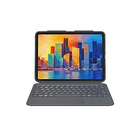 Ốp lưng kèm bàn phím ZAGG Pro Keys TrackPad dành cho iPad 12.9 Pro GEN 3/ 4/ 5 & 6 - Hàng chính hãng