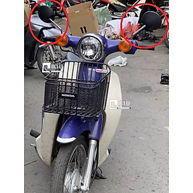 Cặp Kính Gương Chiếu Hậu Cub 81, 78, 79, Hon-da 67 Ren Thuận MS4758